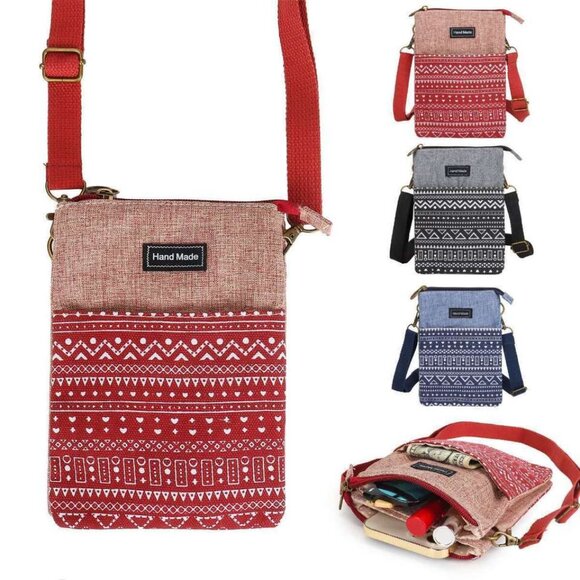 Women Cell Phone Purse Pouch Handbag Case Small Shoulder Bag Cross-body Wallet - Picture 2 of 15